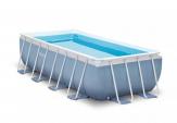 Бассейн каркасный прямоугольный (488х244х107см)+насос-фильтр,лестница,тент,подстилка 1 шт/упак 26792